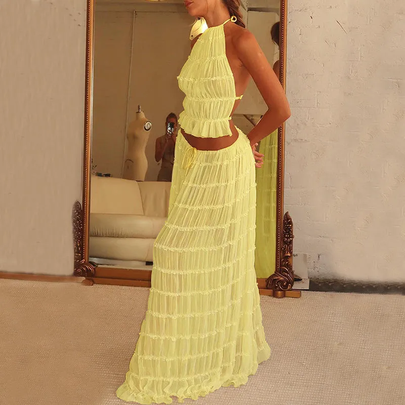 Backless Long Dress