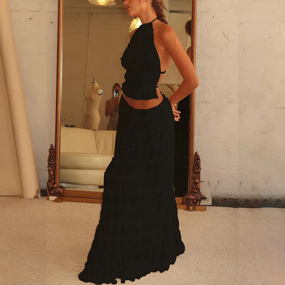 Backless Long Dress
