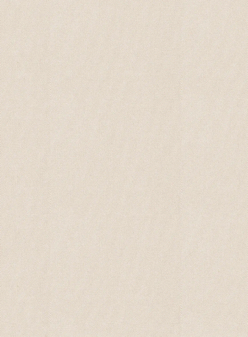 Beige Stretch Chino Suit