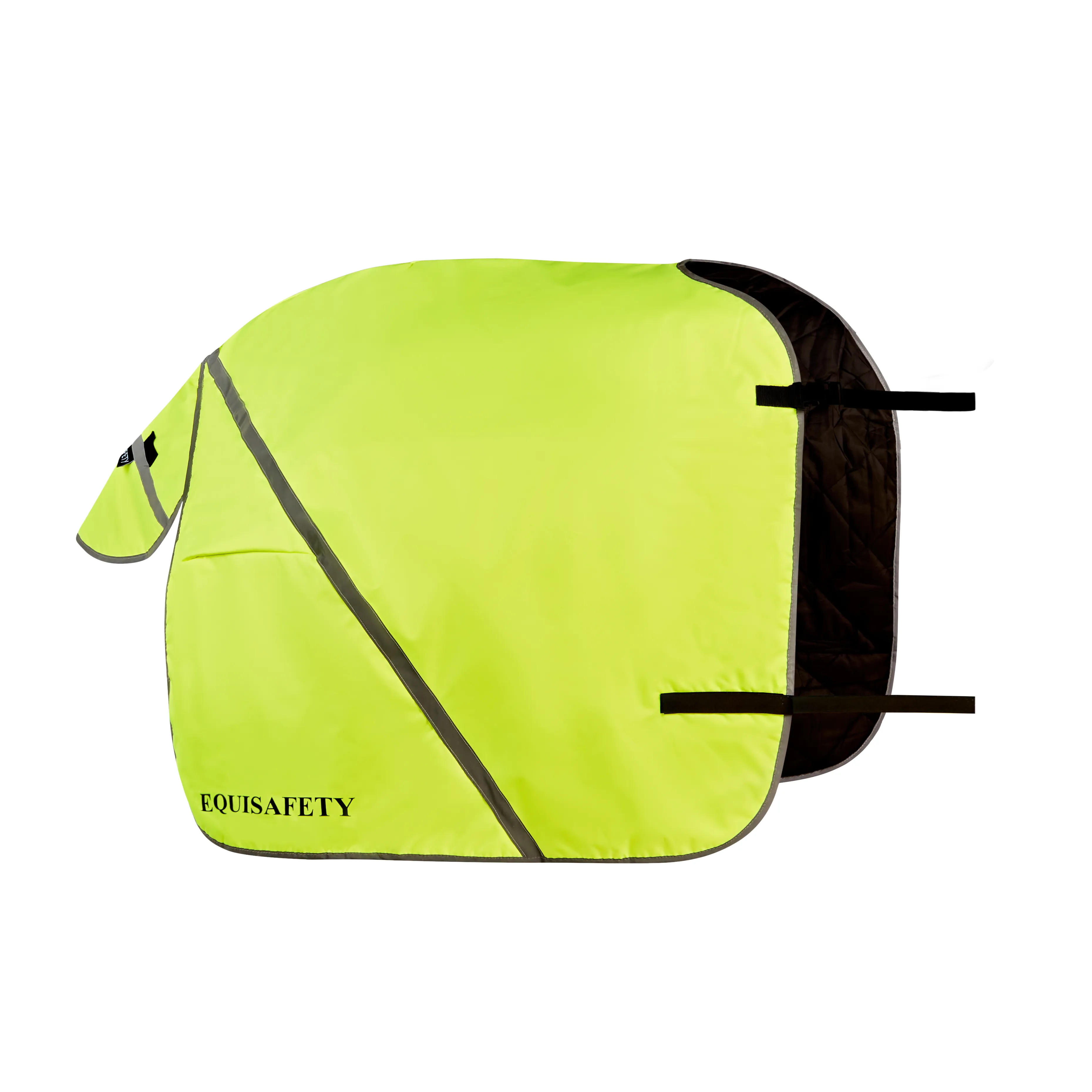 Equisafety Multi Coloured Waterproof Hi Viz Horse Sheet - Pink/yellow