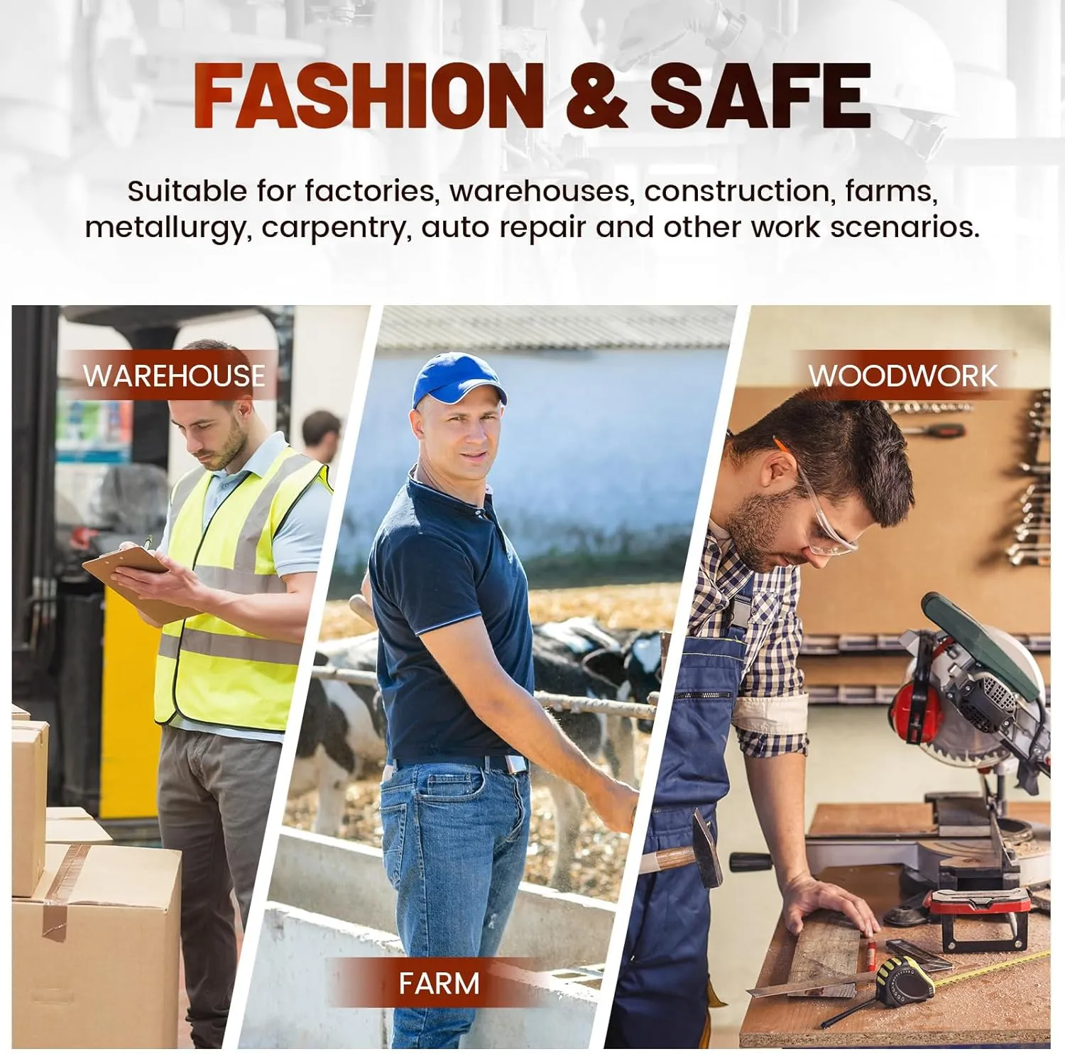 Furuian Steel Toe Dress Shoes for Men Casual Safety Work Shoes Lightweight Comfortable Work Sneakers for Men Safety Steel Toe Tennis Oxfords