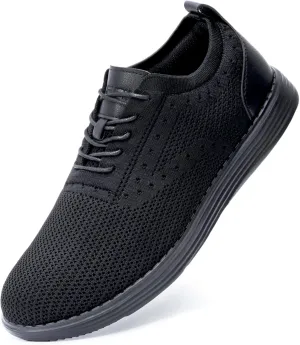 Furuian Steel Toe Dress Shoes for Men Casual Safety Work Shoes Lightweight Comfortable Work Sneakers for Men Safety Steel Toe Tennis Oxfords