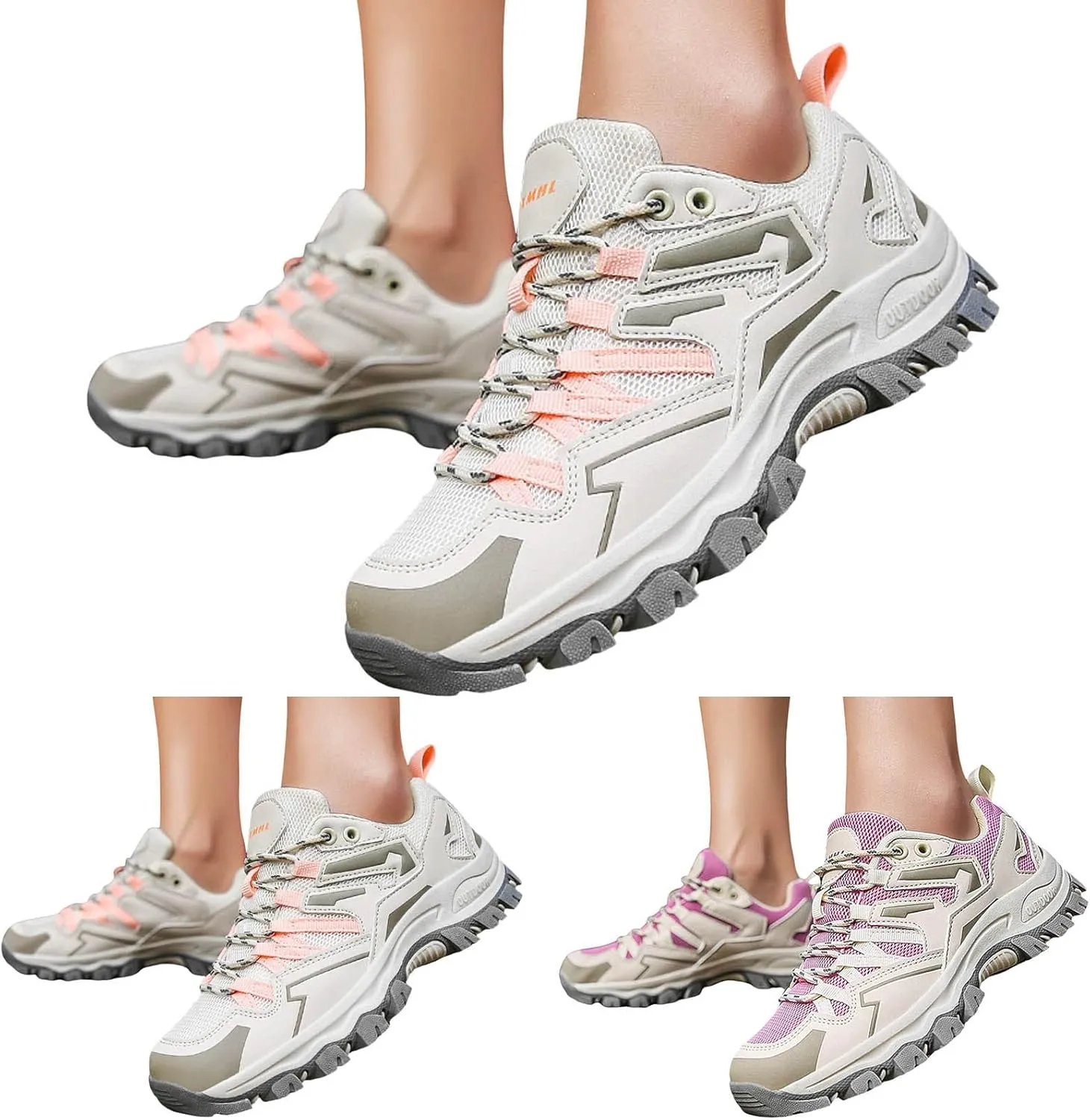 Girl Fashion Sneakers Business Casual Shoes Women Sneakers Fashion Summer New Pattern Comfortable Thick Sole Lace Up Non Slip Couple Mountaineering Shoes Espadrilles Workout Gym Outdoor Shoes