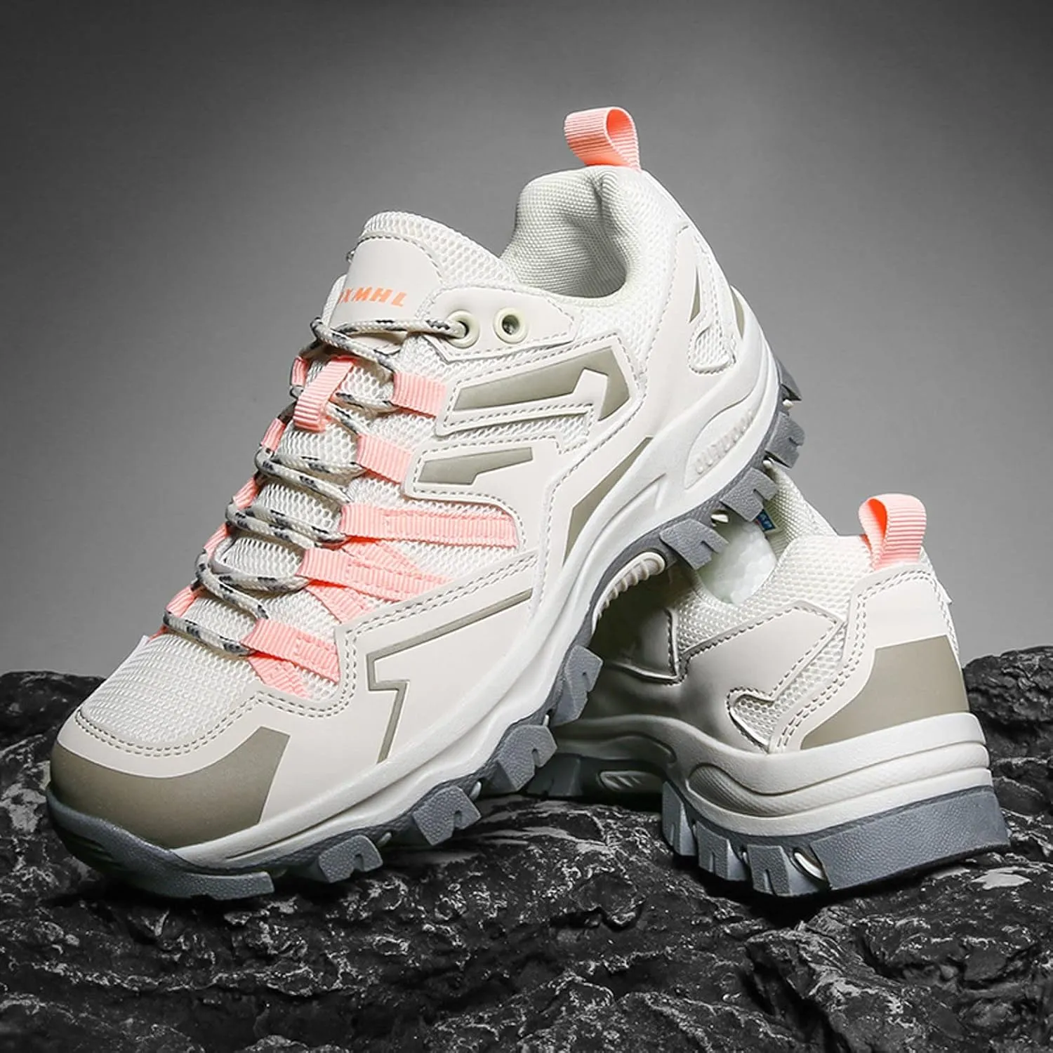 Girl Fashion Sneakers Business Casual Shoes Women Sneakers Fashion Summer New Pattern Comfortable Thick Sole Lace Up Non Slip Couple Mountaineering Shoes Espadrilles Workout Gym Outdoor Shoes