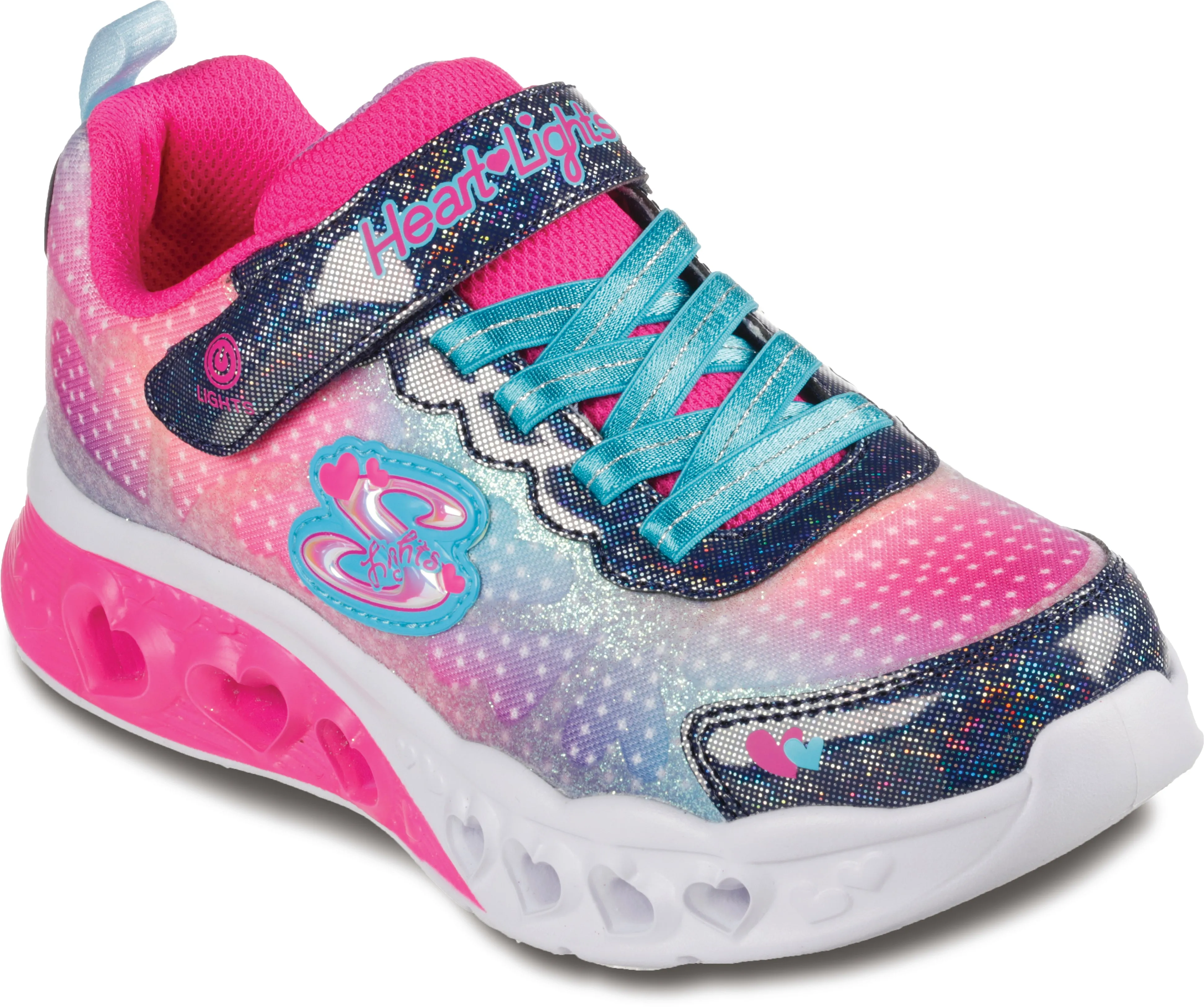 Girl's Skechers Flutter Heart Lights Shoe