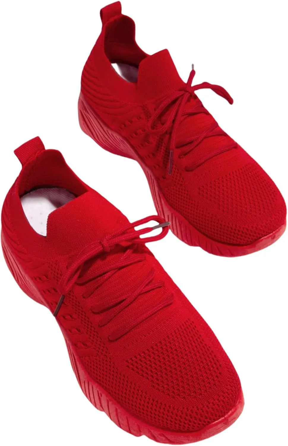 Ladmiple Sneakers For Women Trendy 2025 Slip On Running Shoes Lightweight Gym Workout Walking Tennis Shoes Fashion Sneakers