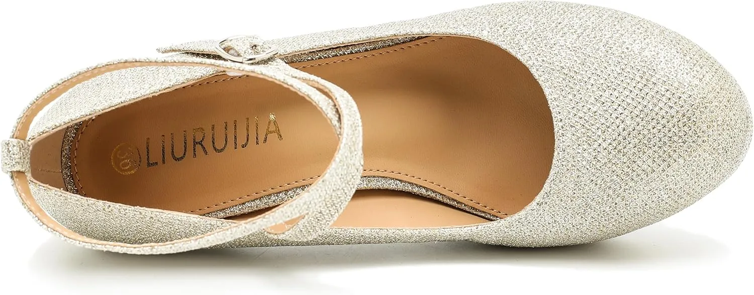 LIURUIJIA Women's Platform High Heels Sexy Cross Ankle Strap Pumps Wedding Work Party Dress Shoes