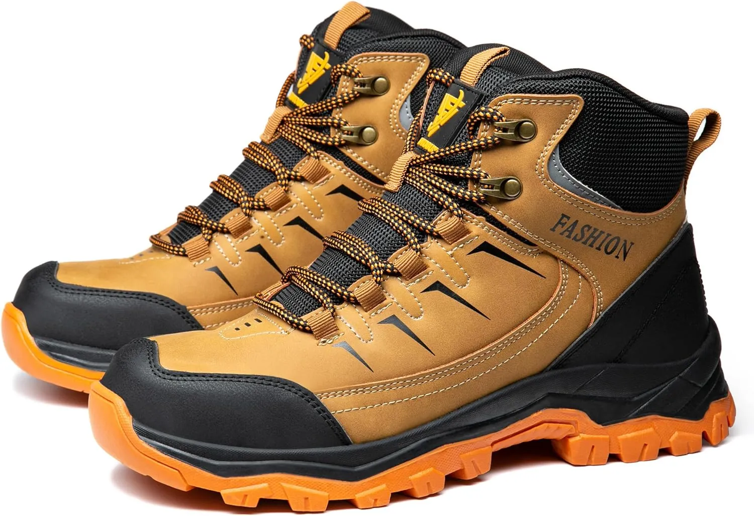 Men's Steel Toe Work Safety Shoes Comfortable & Durable Safety Work Boots Industrial Construction Sneakers