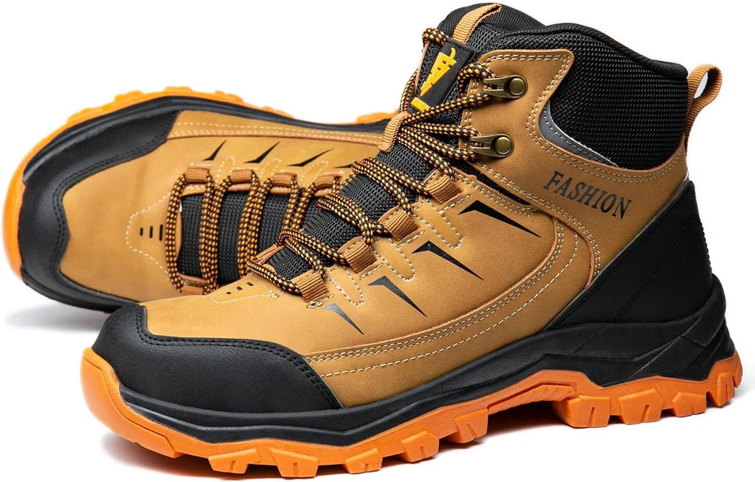 Men's Steel Toe Work Safety Shoes Comfortable & Durable Safety Work Boots Industrial Construction Sneakers