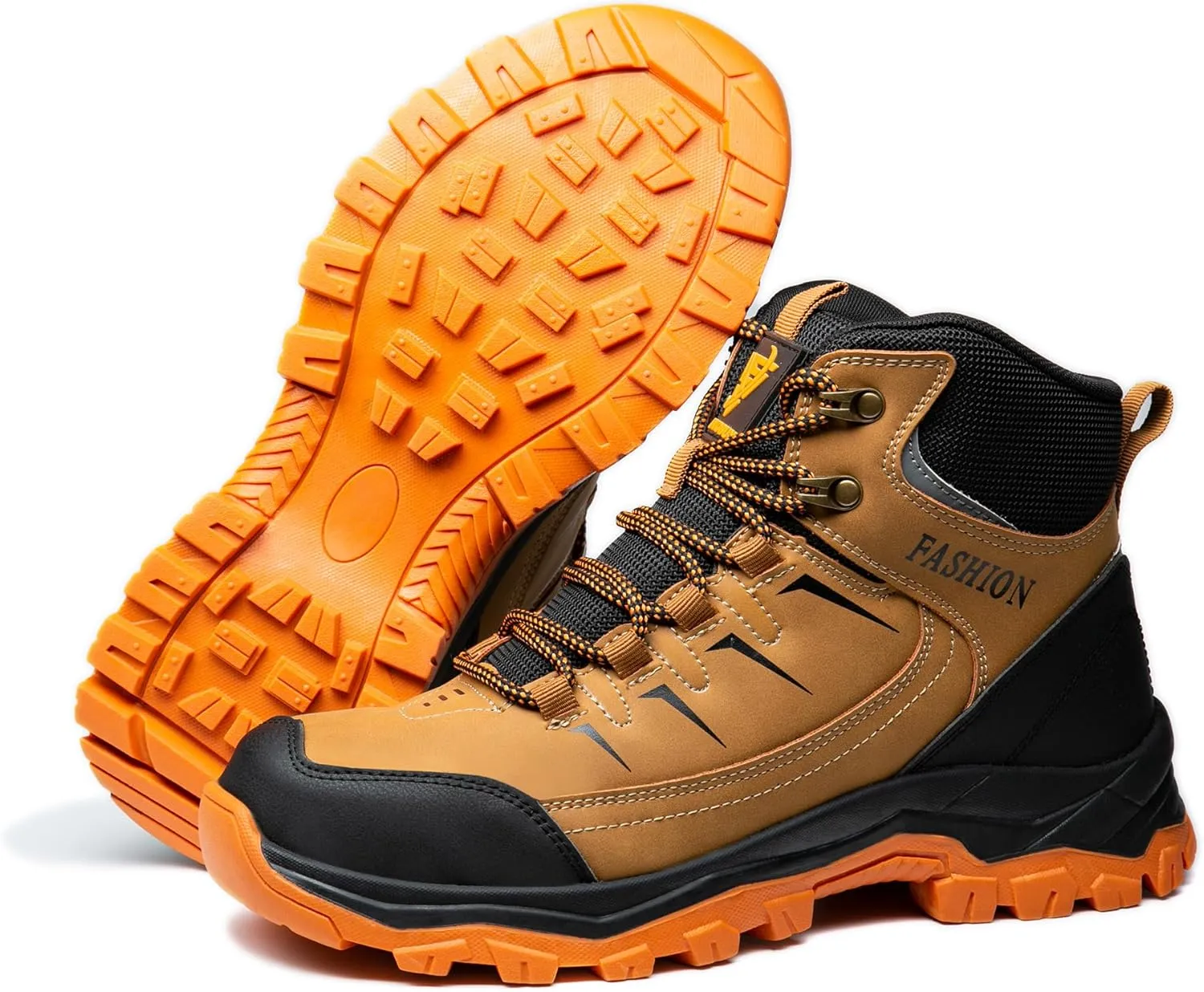 Men's Steel Toe Work Safety Shoes Comfortable & Durable Safety Work Boots Industrial Construction Sneakers