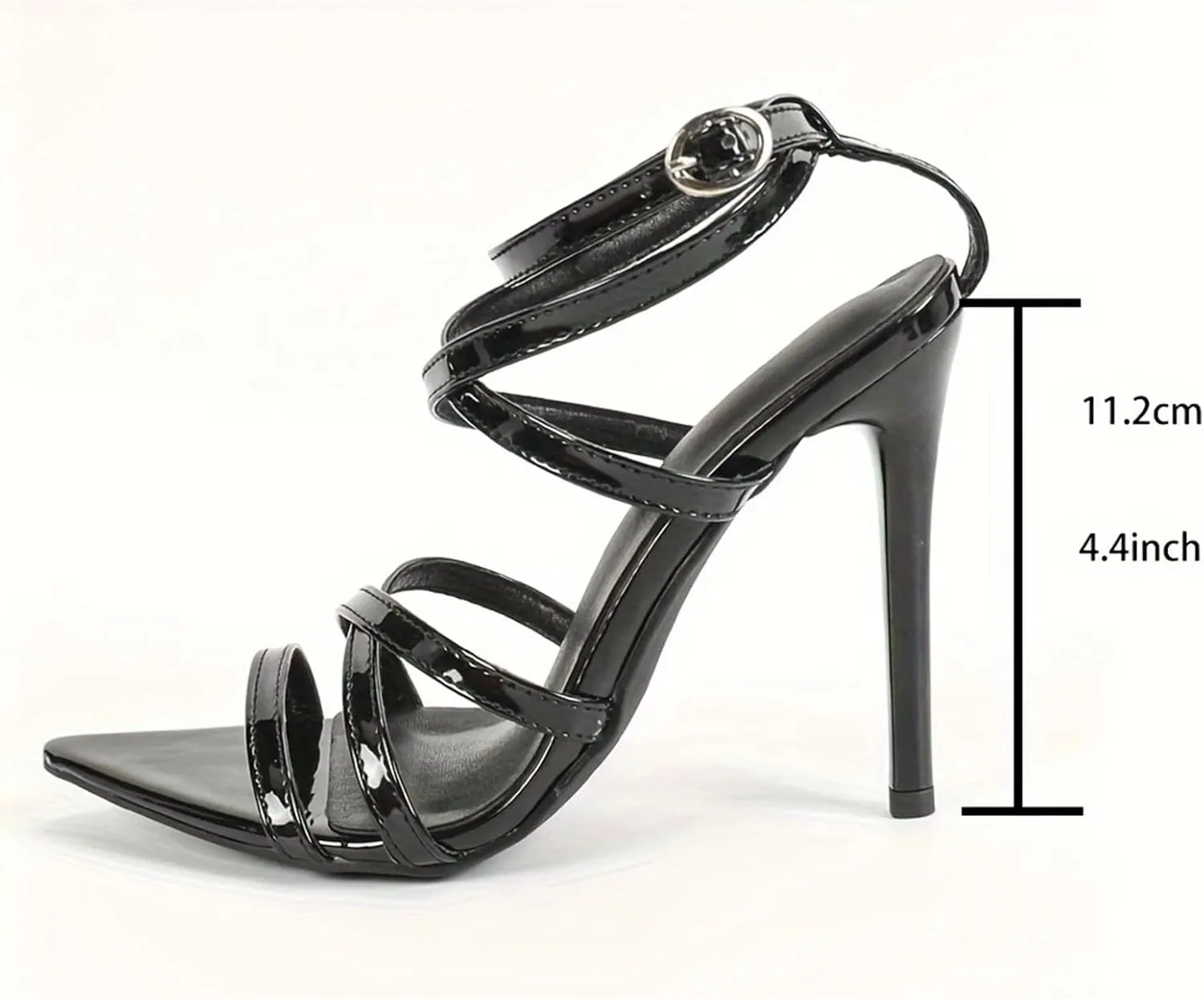 Pumps Shoes Dressy Fashion Comfortable Women's Pointed Stiletto Sandals Fashion Casual Shiny Hollow Wear High Heels