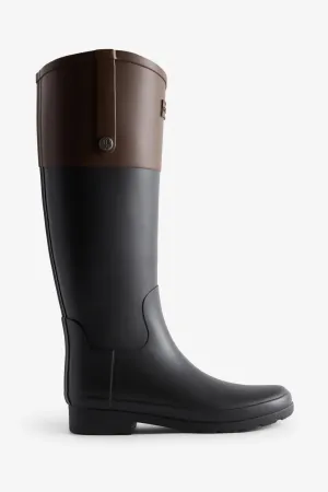 Refined Riding Boot Black/ Brown