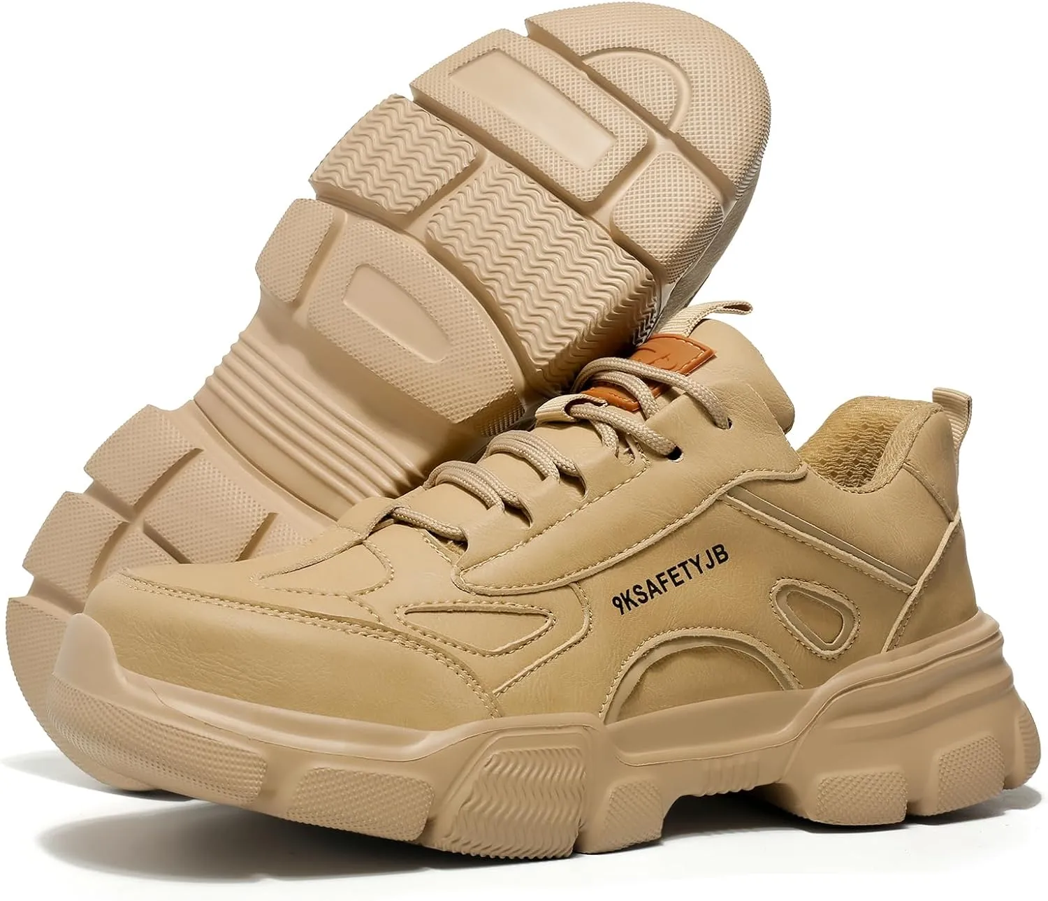 Steel Toe Shoes for Men Puncture Proof Indestructible Industry Construction Work Shoes Lightweight Comfortable Breathable Steel Toe Safety Sneakers