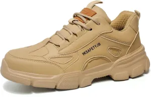 Steel Toe Shoes for Men Puncture Proof Indestructible Industry Construction Work Shoes Lightweight Comfortable Breathable Steel Toe Safety Sneakers