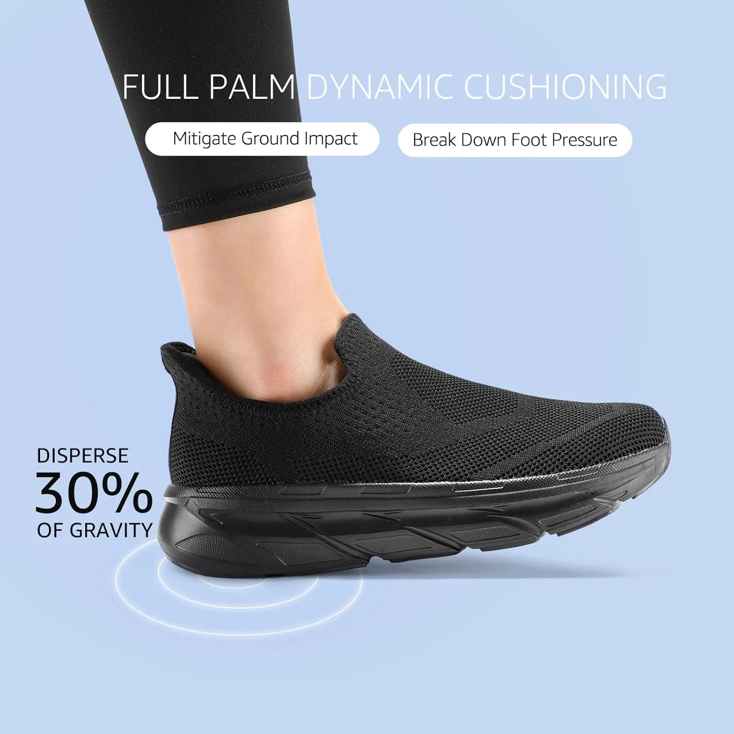 STQ Maternity Walking Shoes Womens Slip on Sneaker