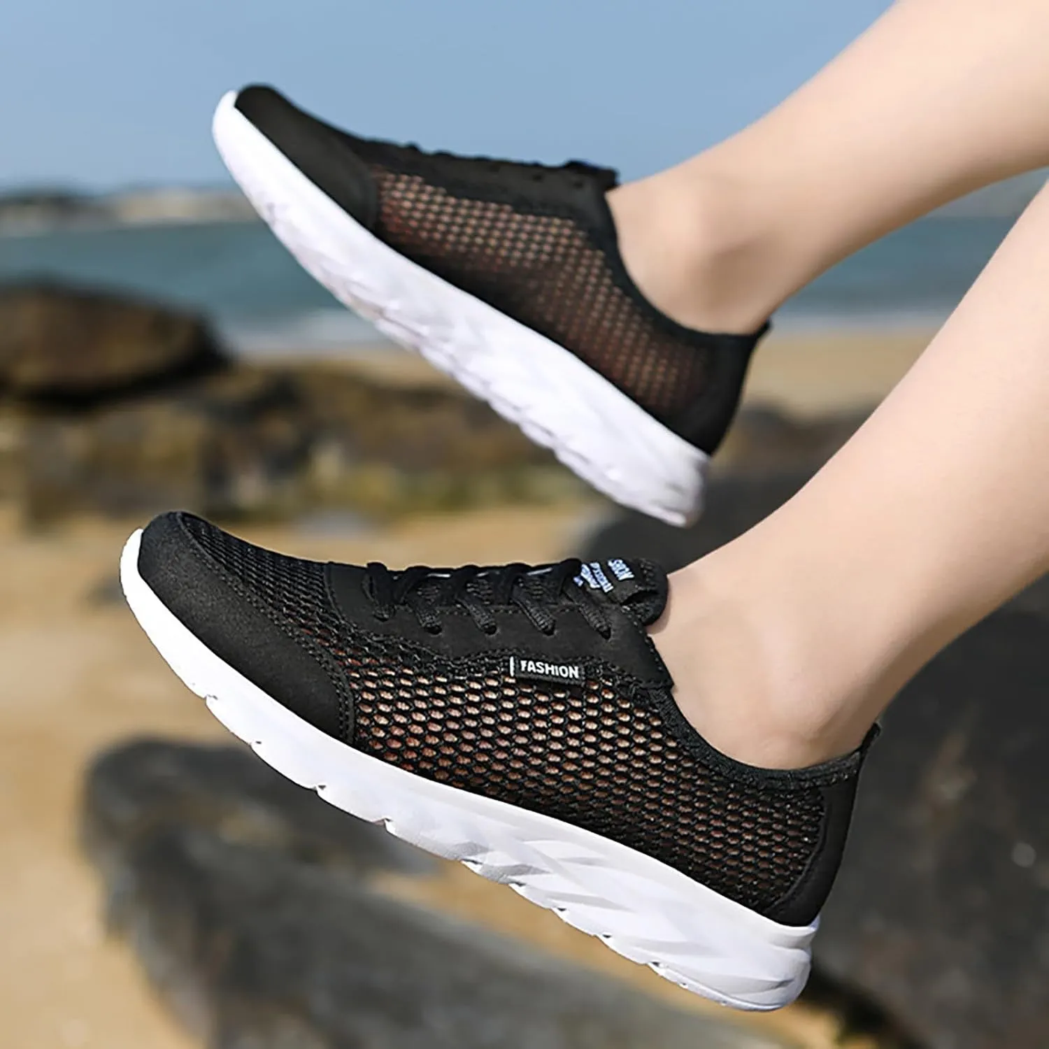 Tennis Shoes Men Walking Casual Shoes Slip On Women Shoes Sneakers Women's Walking Arch Support Non Slip Work Red Tennis Shoe Loafers Casual Slip On