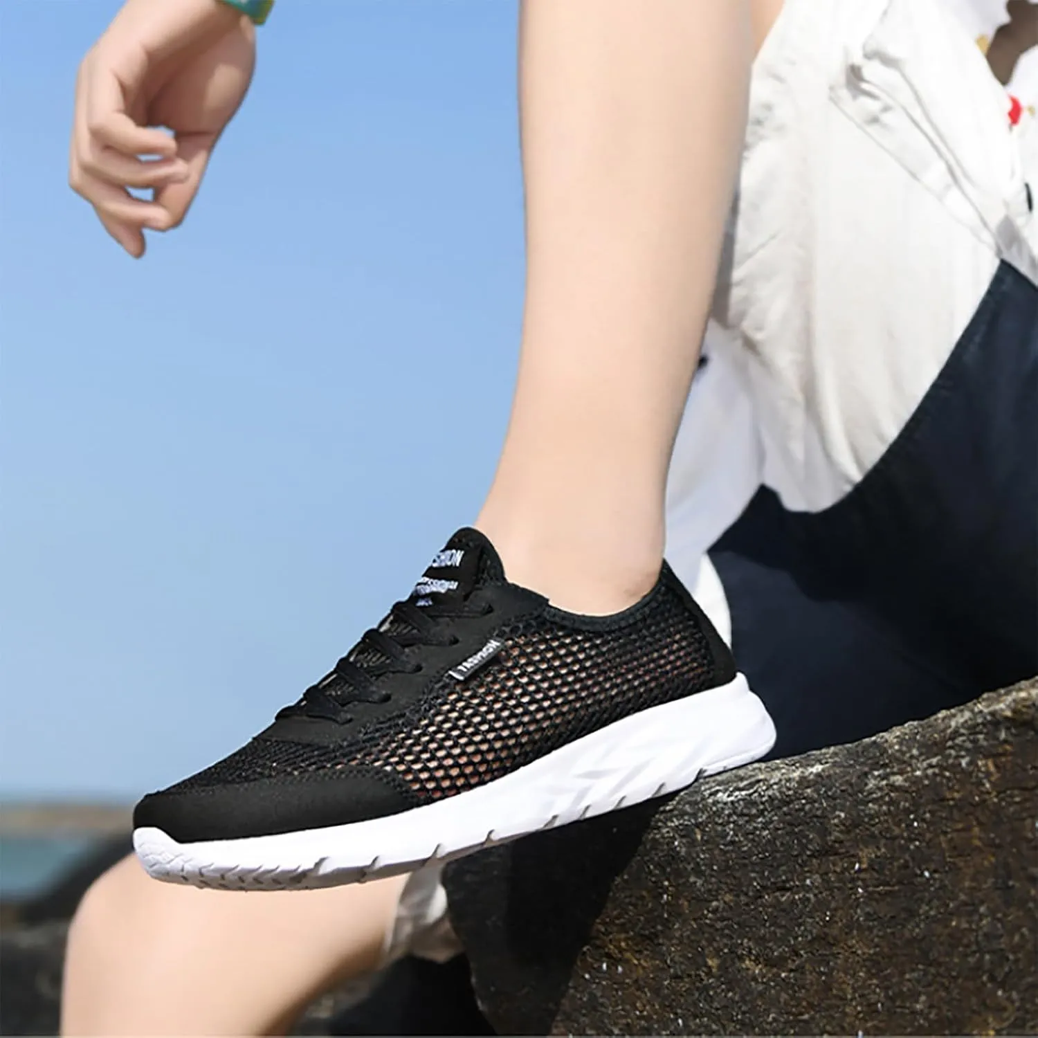 Tennis Shoes Men Walking Casual Shoes Slip On Women Shoes Sneakers Women's Walking Arch Support Non Slip Work Red Tennis Shoe Loafers Casual Slip On