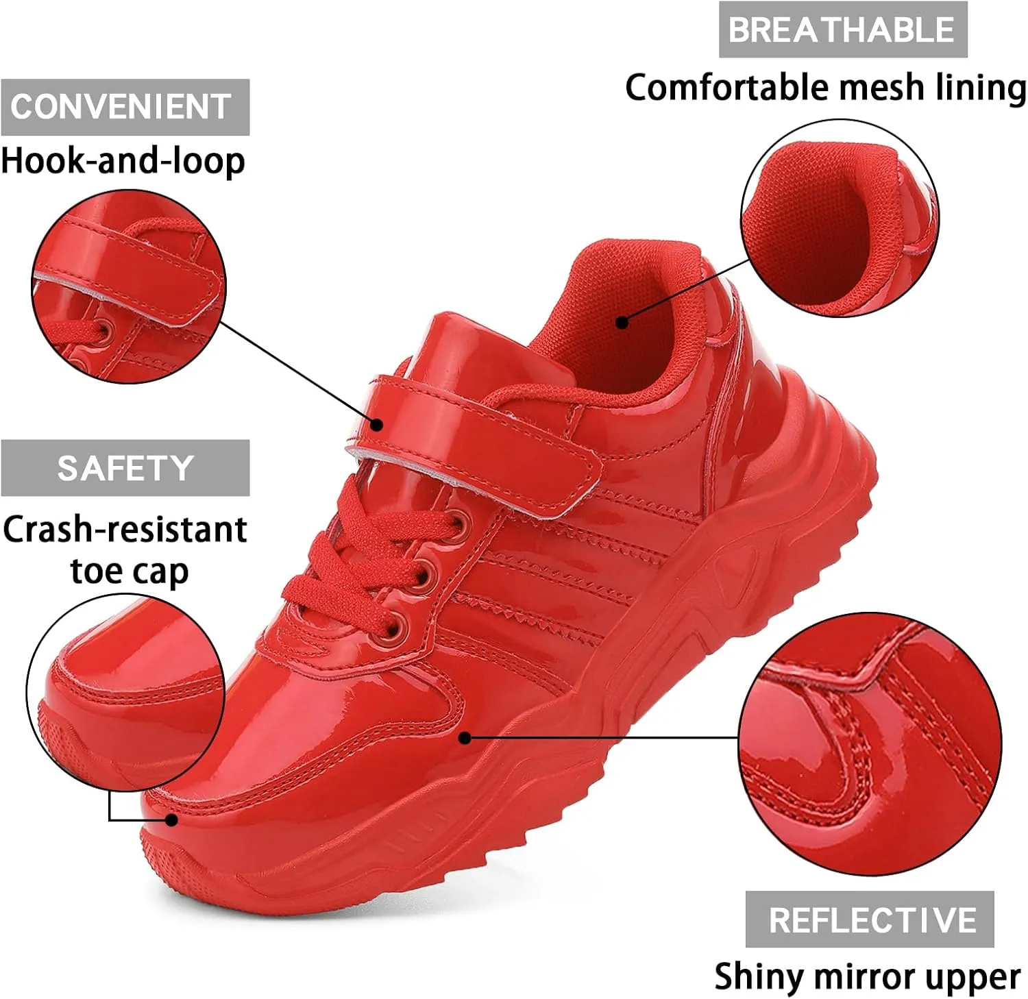Unisex-Child White Boys Girls Shoes Antiskid Tennis Sneakers Outdoor Casual Kids Shoes Running Shoes(Toddler/Little Kid/Big Kid)