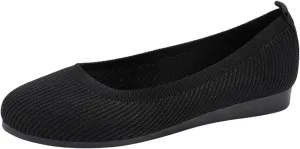 Women Flats Shoes Round Toe Comfortable Slip On Ballet Flats Ladies Walking Shoes for Dressy Casual Office Wedding