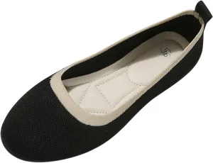 Women Flats Shoes Round Toe Comfortable Slip On Ballet Flats Ladies Walking Shoes for Dressy Casual Office Wedding