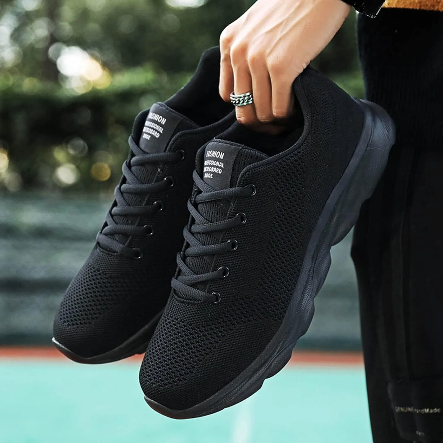 Womens Lace Up Sneakers Women Walking Tennis Shoes Non Slip Work Shoes Women Workout Men's Casual Shoes Fashion Sneakers White Tennis Shoe Cross Trainer Shoe