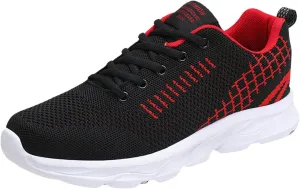 Womens Lace Up Sneakers Women Walking Tennis Shoes Non Slip Work Shoes Women Workout Men's Casual Shoes Fashion Sneakers White Tennis Shoe Cross Trainer Shoe