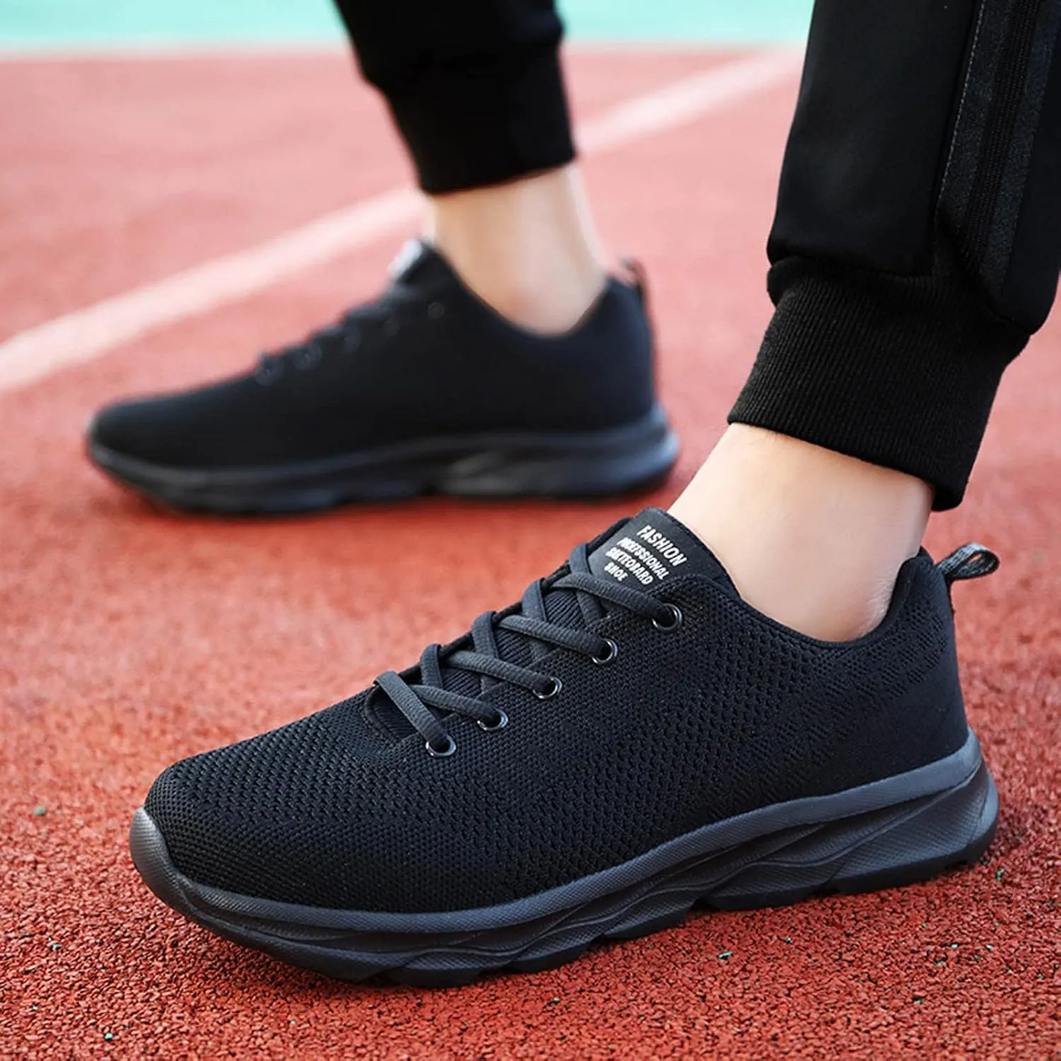 Womens Lace Up Sneakers Women Walking Tennis Shoes Non Slip Work Shoes Women Workout Men's Casual Shoes Fashion Sneakers White Tennis Shoe Cross Trainer Shoe