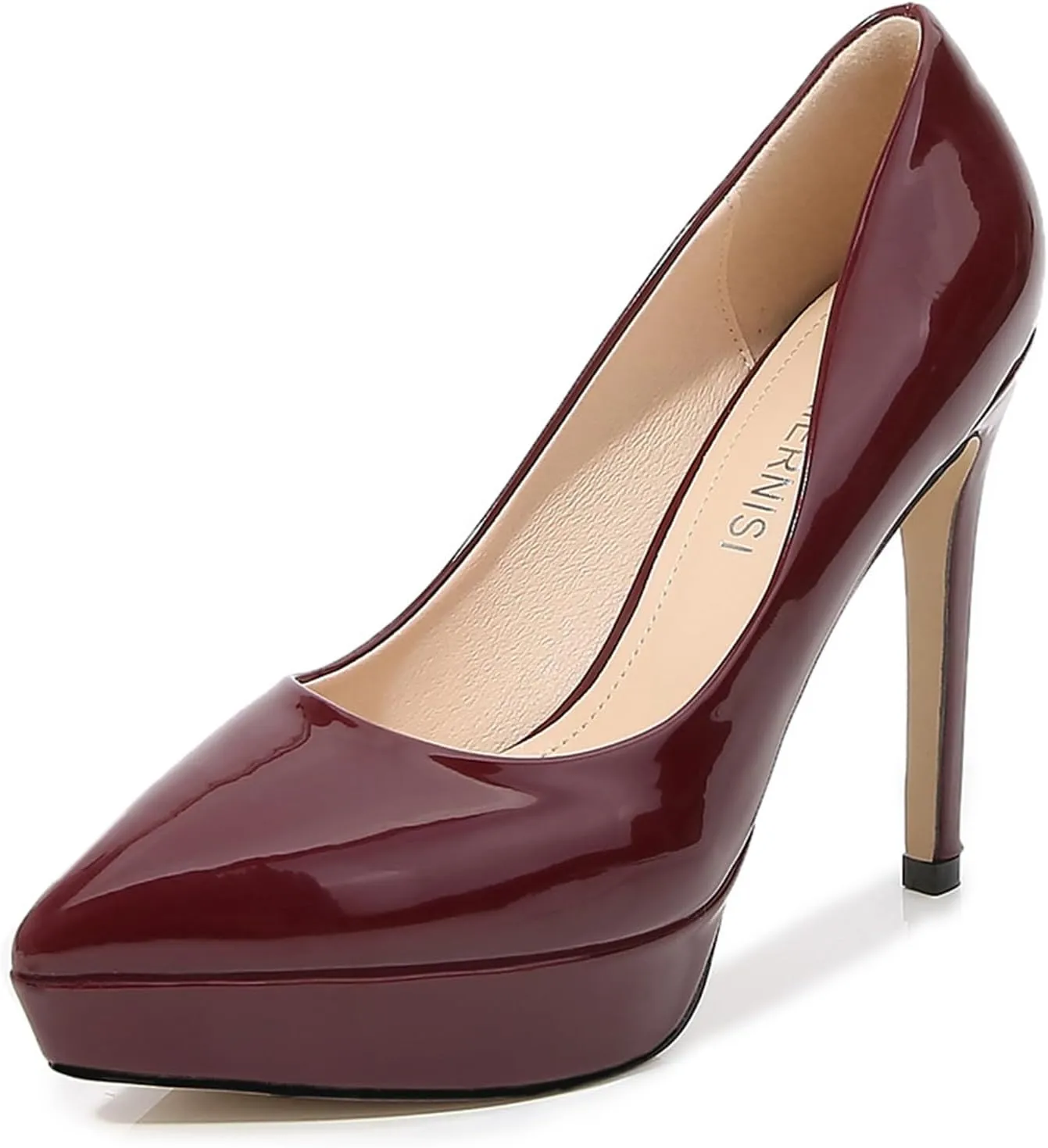 Women's Pumps Stiletto high Heels Closed Toe Platform Sexy Heels for Dress Shoes