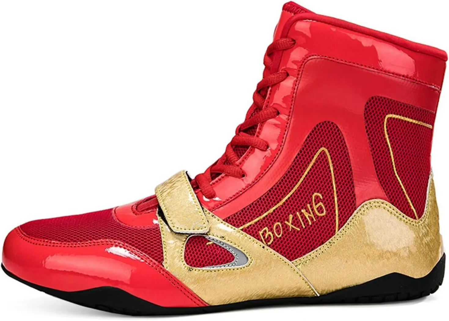 Women's Wrestling Boxing Shoes Men's Combat Training Shoes Pro Fighting Boots and Training Workout Shoes Non Slip Fitness Sneakers
